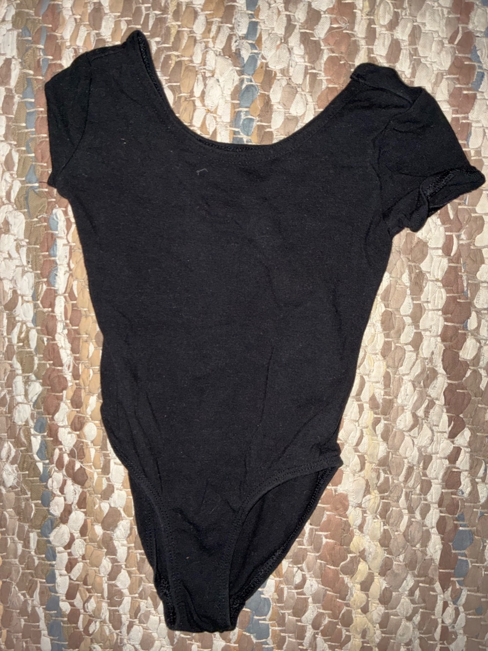 Danskin Now Black Kids Dance Costume Top
